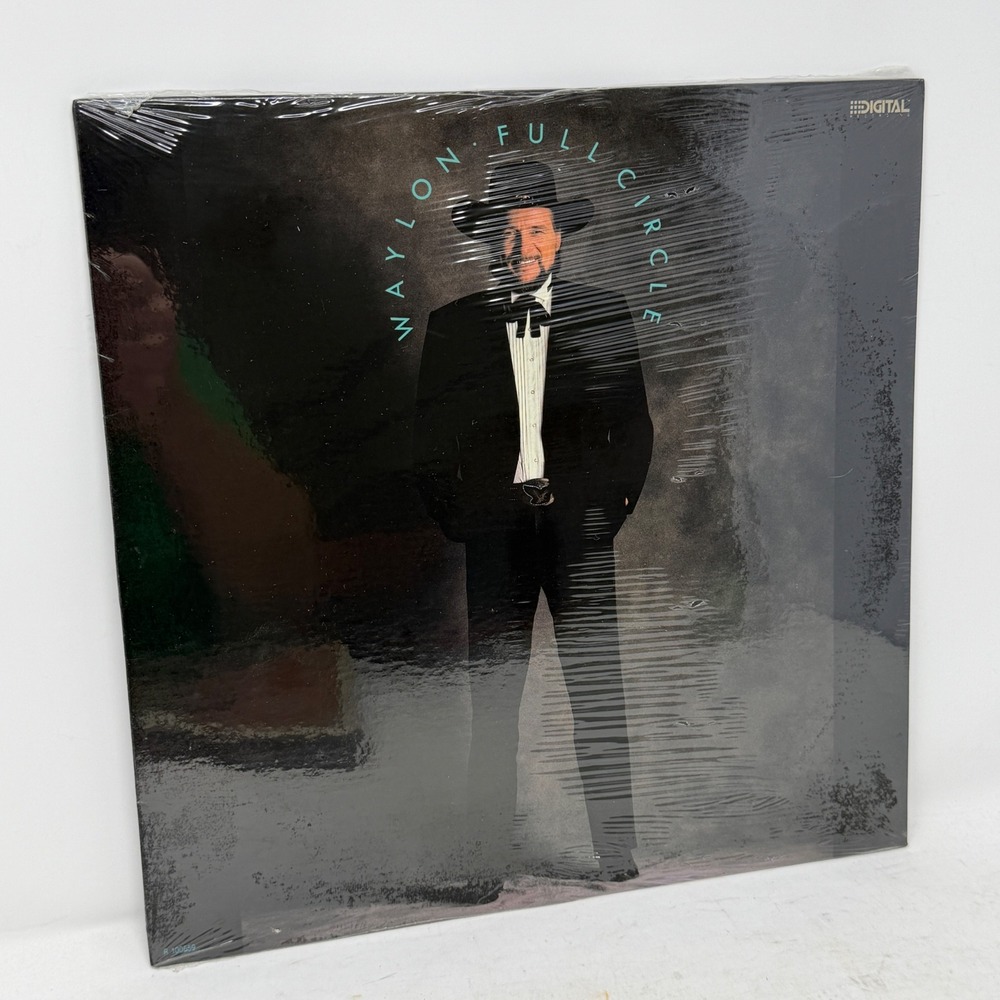Waylon Jennings Full Circle Vinyl LP Record Album 1988 Sealed MCA R100659